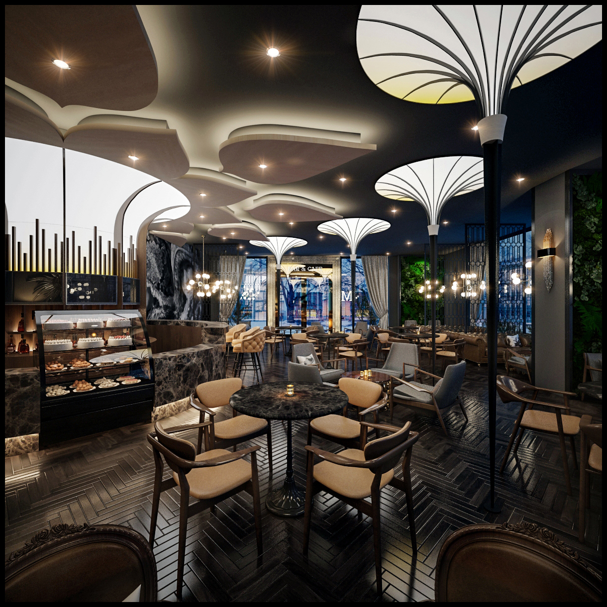 Thiết kế Quán Coffe