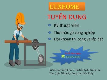 LUXHOME Tuyển dụng